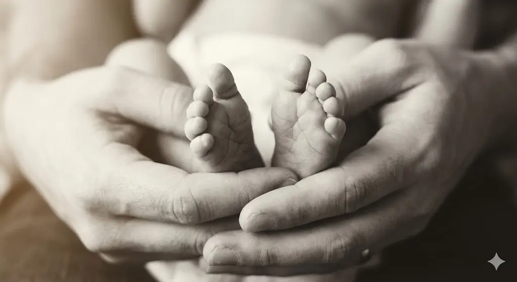 아이가 태어난 해 찍은 사진