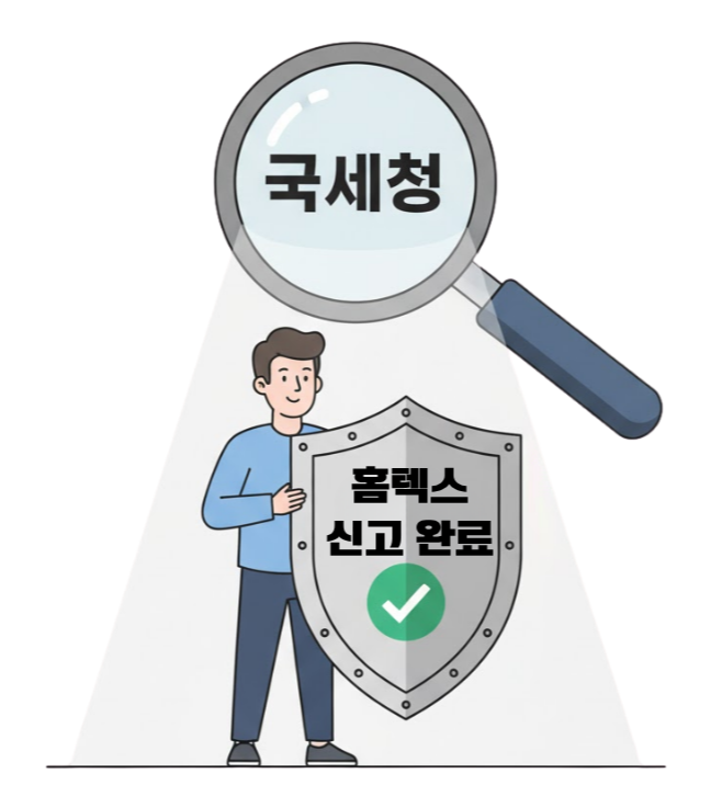 무조건 '신고'부터 하세요 세금이 0원이더라도, 국세청 홈택스를 통해
