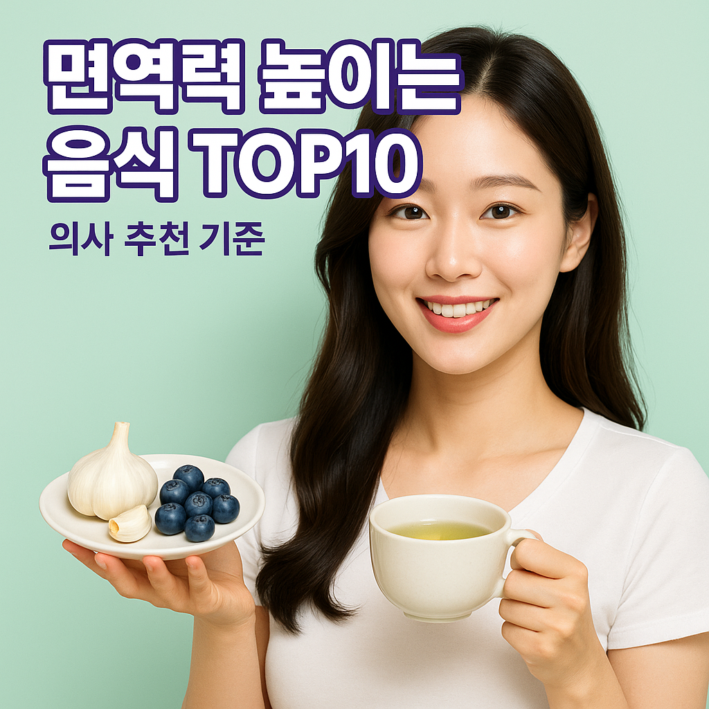 면역력 높이는 음식 TOP10 의사 추천