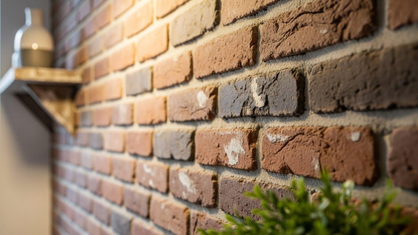 실내 인테리어 벽돌