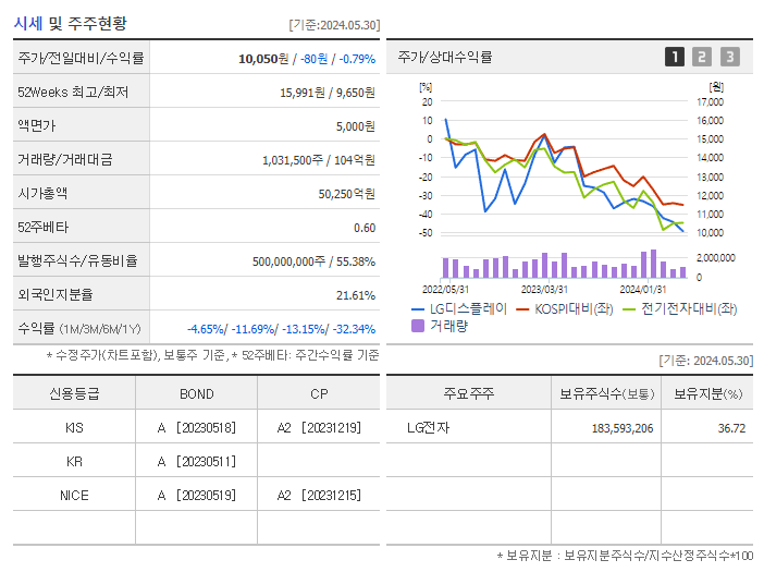 LG디스플레이_기업개요