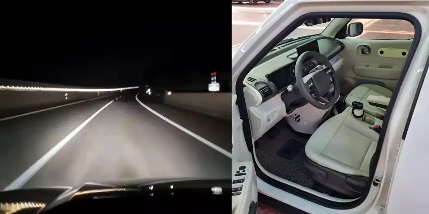 밝은 틴팅, 시트 위치만 잘 잡아도 운전이 편합니다.