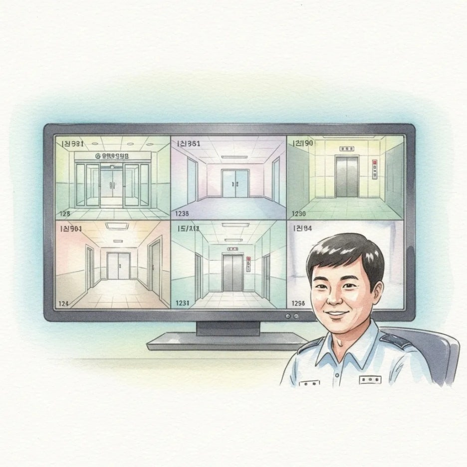 아파트 단지 내 보안 시스템 모니터링