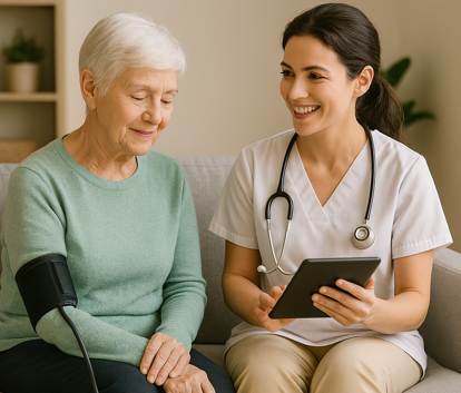 어르신 대상 건강 서비스 아이템과 실행 전략에 관한 이미지