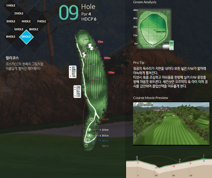 코스카 컨트리클럽 릴리코스 9