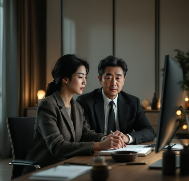 미팅 장면