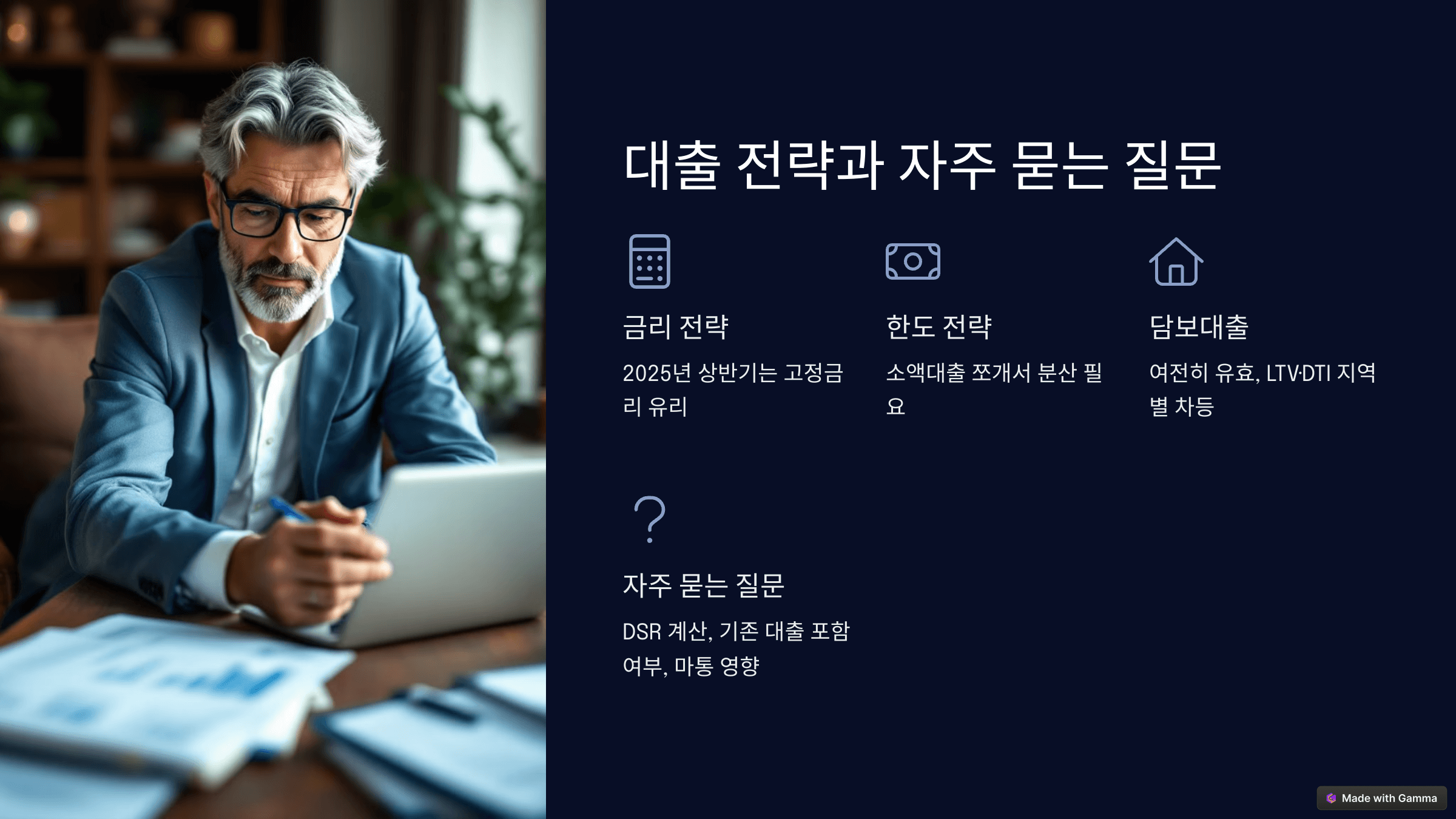 대출전략과 자주 묻는 질문