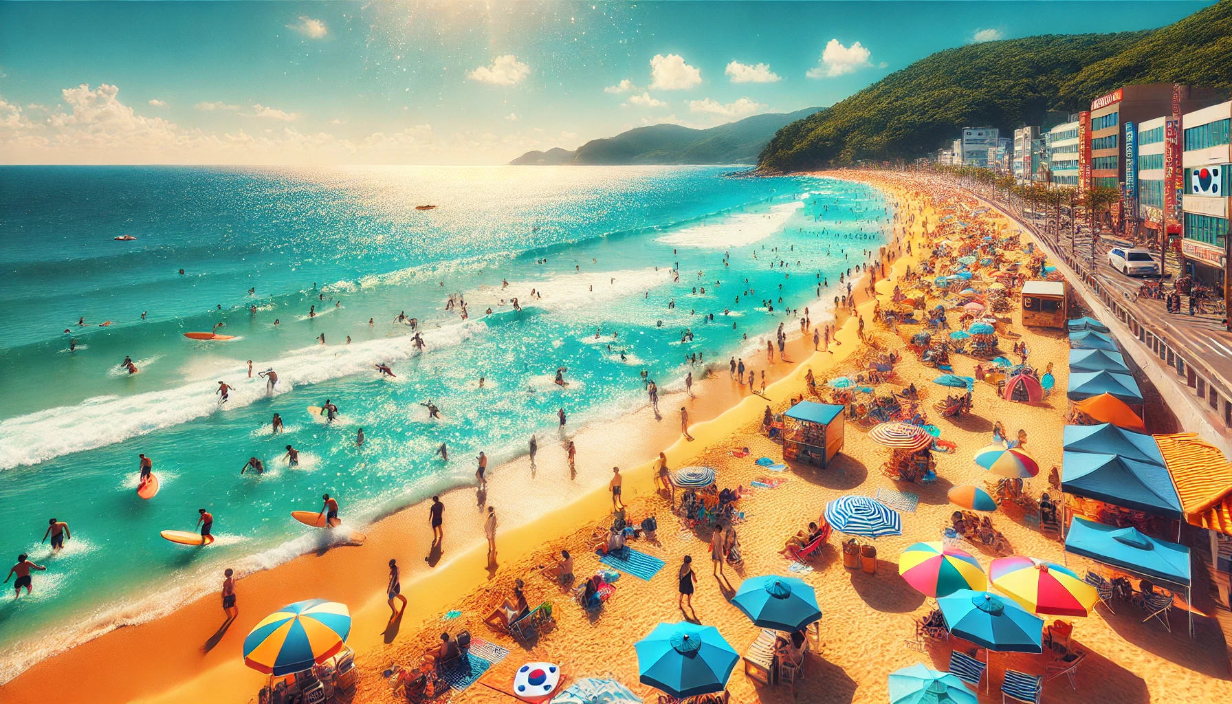 강원도 강릉 해변