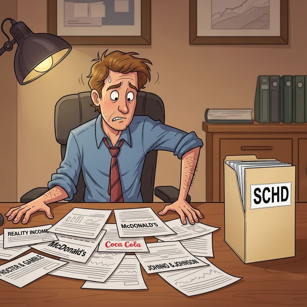 많은 주식 종목을 고민하는 것 보다는 SCHD에 투자하는 게 좋다