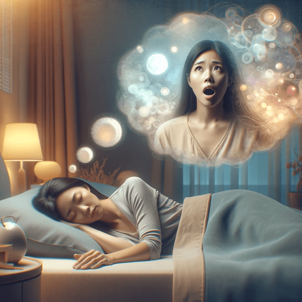 꿈속에서 놀라는 나의 모습