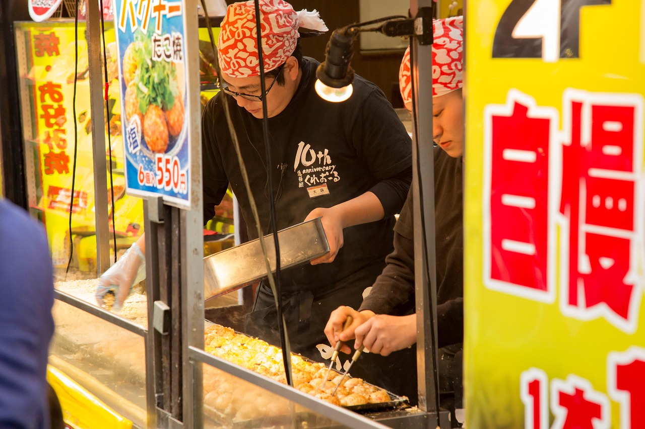 Street Food Osaka Japan