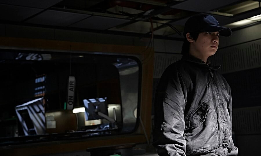 영화 더 테러 라이브의 테러범 역할인 마포대교 공사 중 목숨을 잃은 인부의 아들