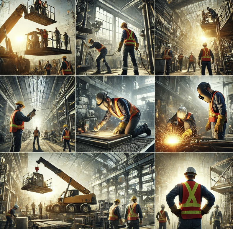 산업현장 직업병 관련 사진