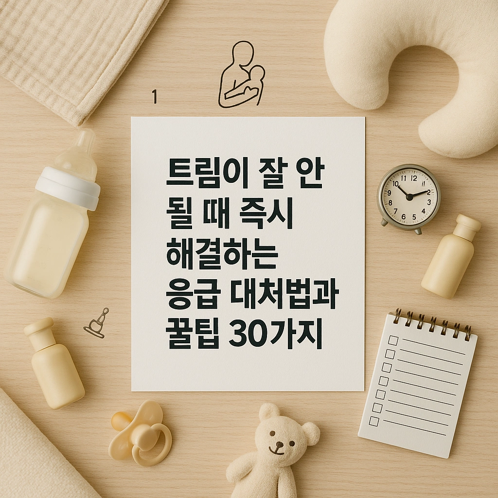 트림이 잘 안 될 때 즉시 해결하는 응급 대처법과 꿀팁 30가지