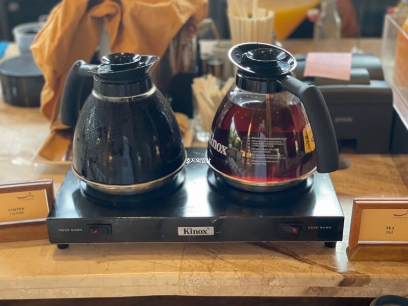 나트랑 아나만다라 깜란 올인클루 조식 - 셀프 커피