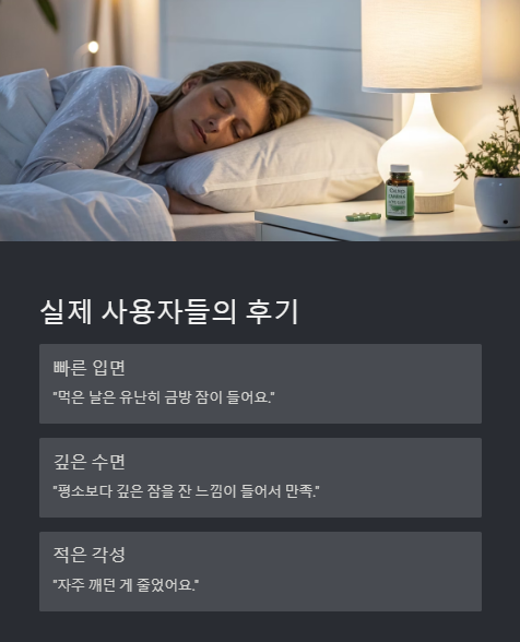 실제 사용자들의 후기