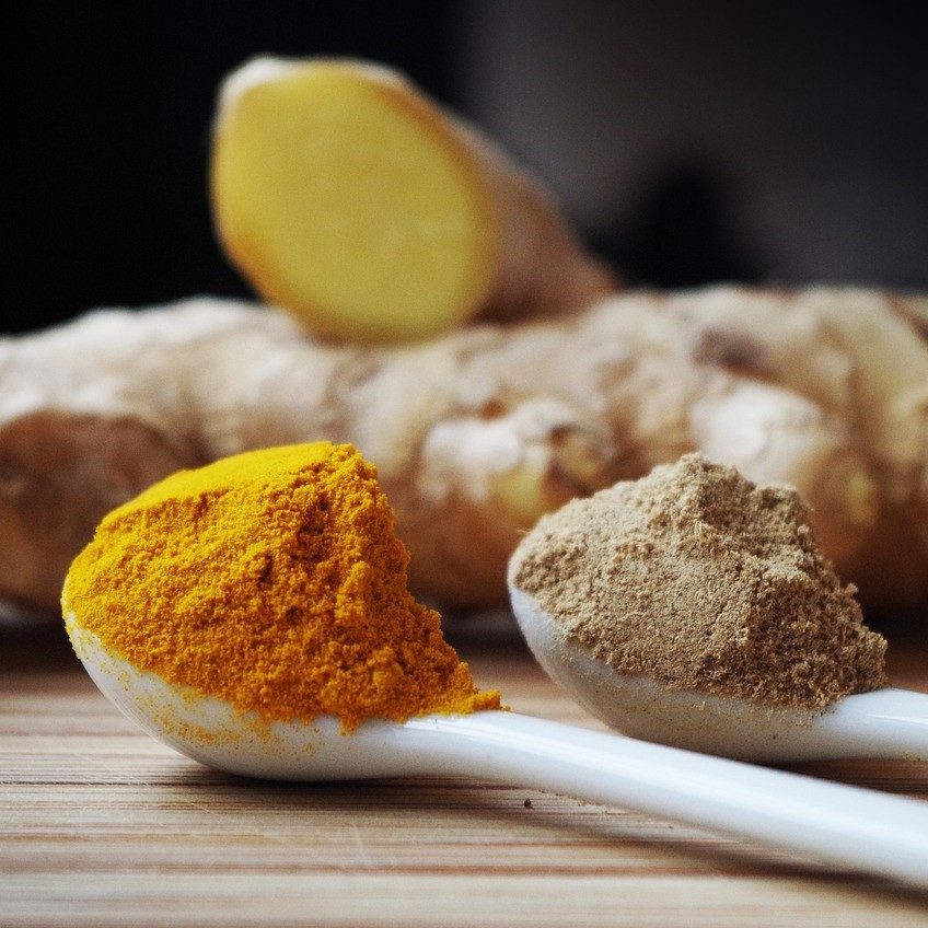 커큐민(Curcumin)이 풍부하게 함유되어 있다고 알려져 있는 강황(Turmeric) 사진