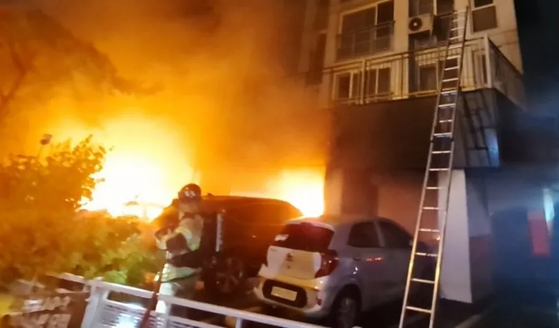 2025년 7월 17일 밤 발생한 광명 아파트 화재 사고