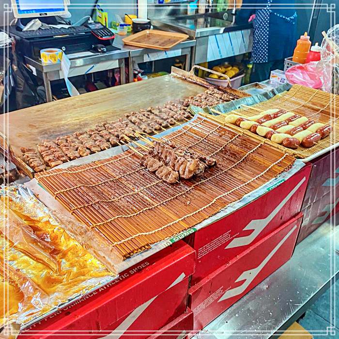 목포, 목포역 맛집 닭 염통 꼬치 구이, 순대 떡볶이