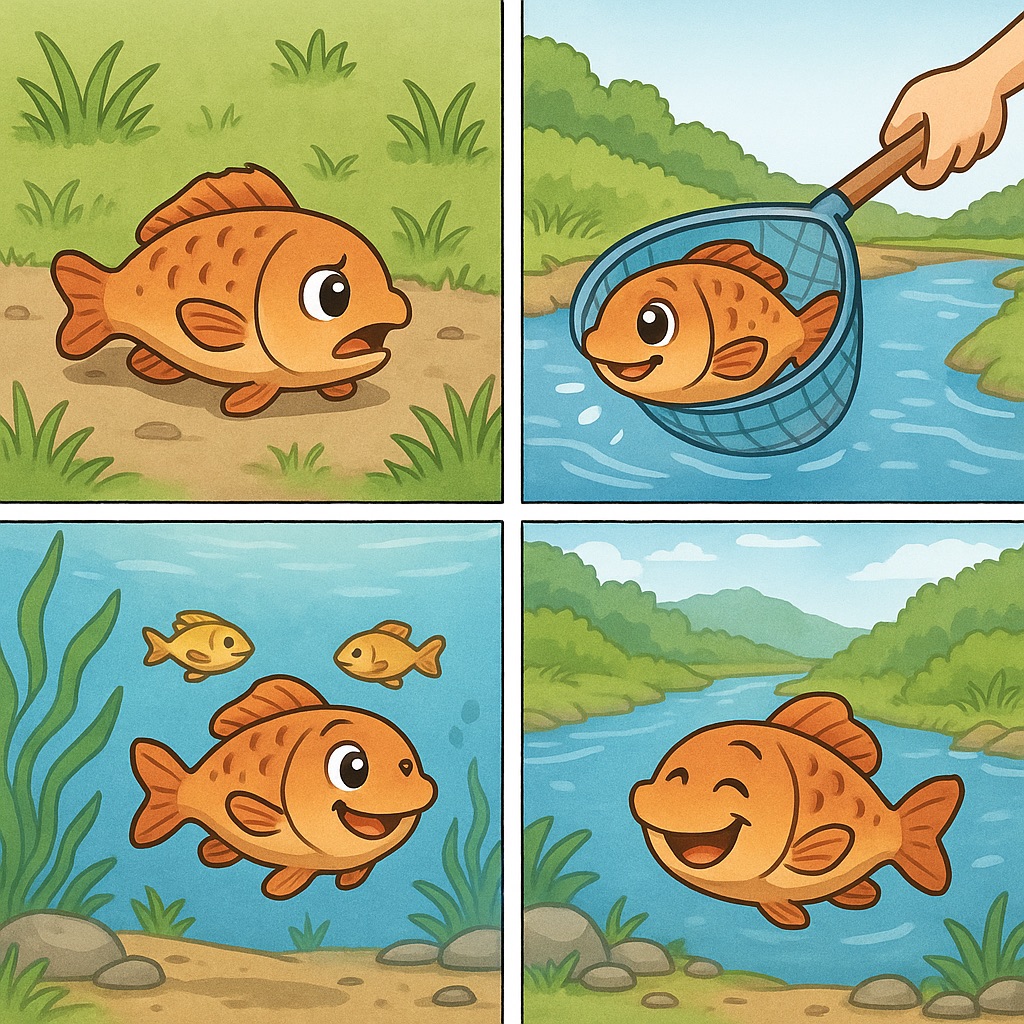 여어득수 사자성어 만화