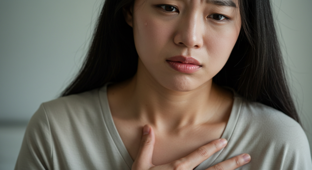 가슴 두근거림을 호소하는 한국인 여성