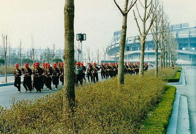 낭만있던 80년대 서울의 모습. 수방사 군바리들