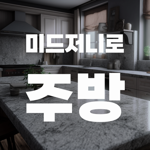 미드저니로 주방