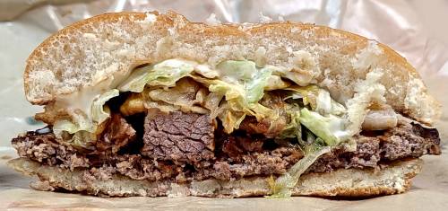 큐브 스테이크 와퍼