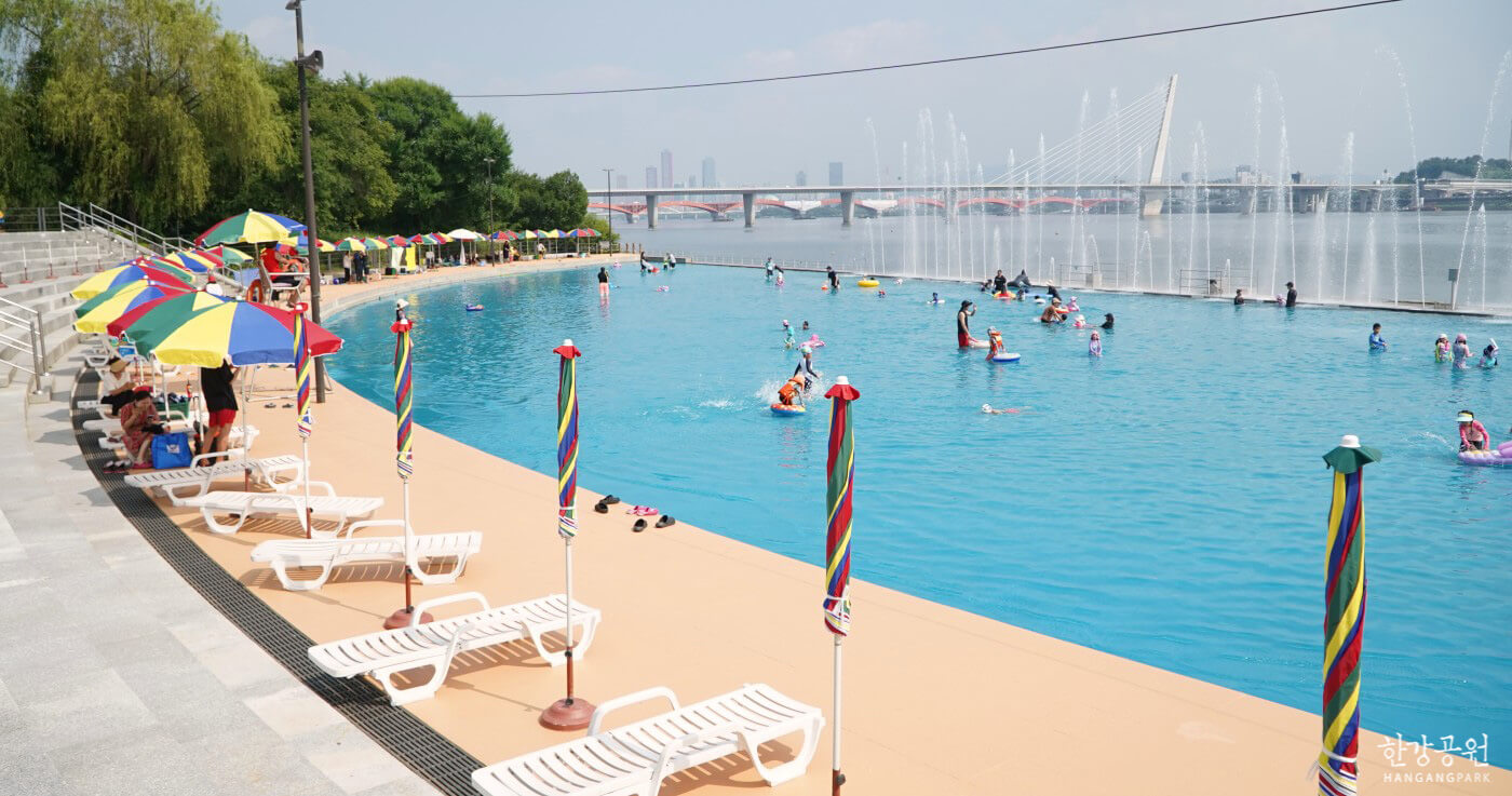 난지 한강 수영장 물놀이장 사진