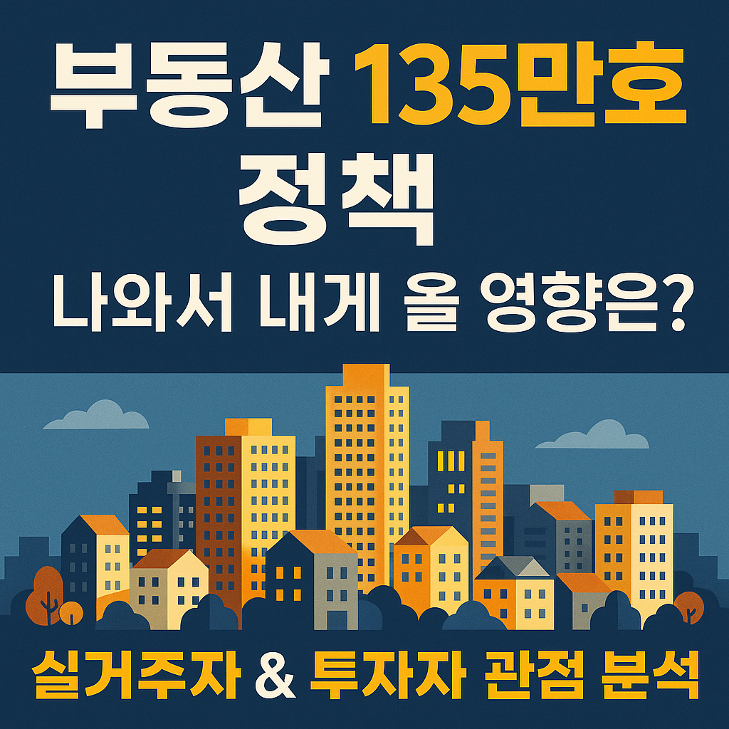 135만호 주택 공급 정책