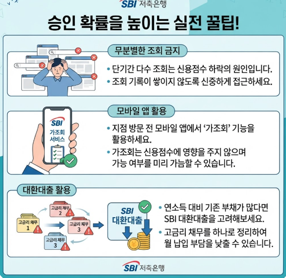 SBI저축은행 신용대출 승인