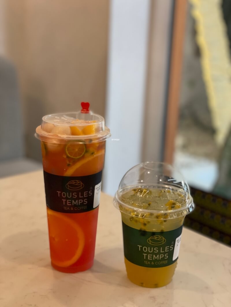 베트남 나트랑 카페 맛집 뚜레템프스 - 주문한 메뉴