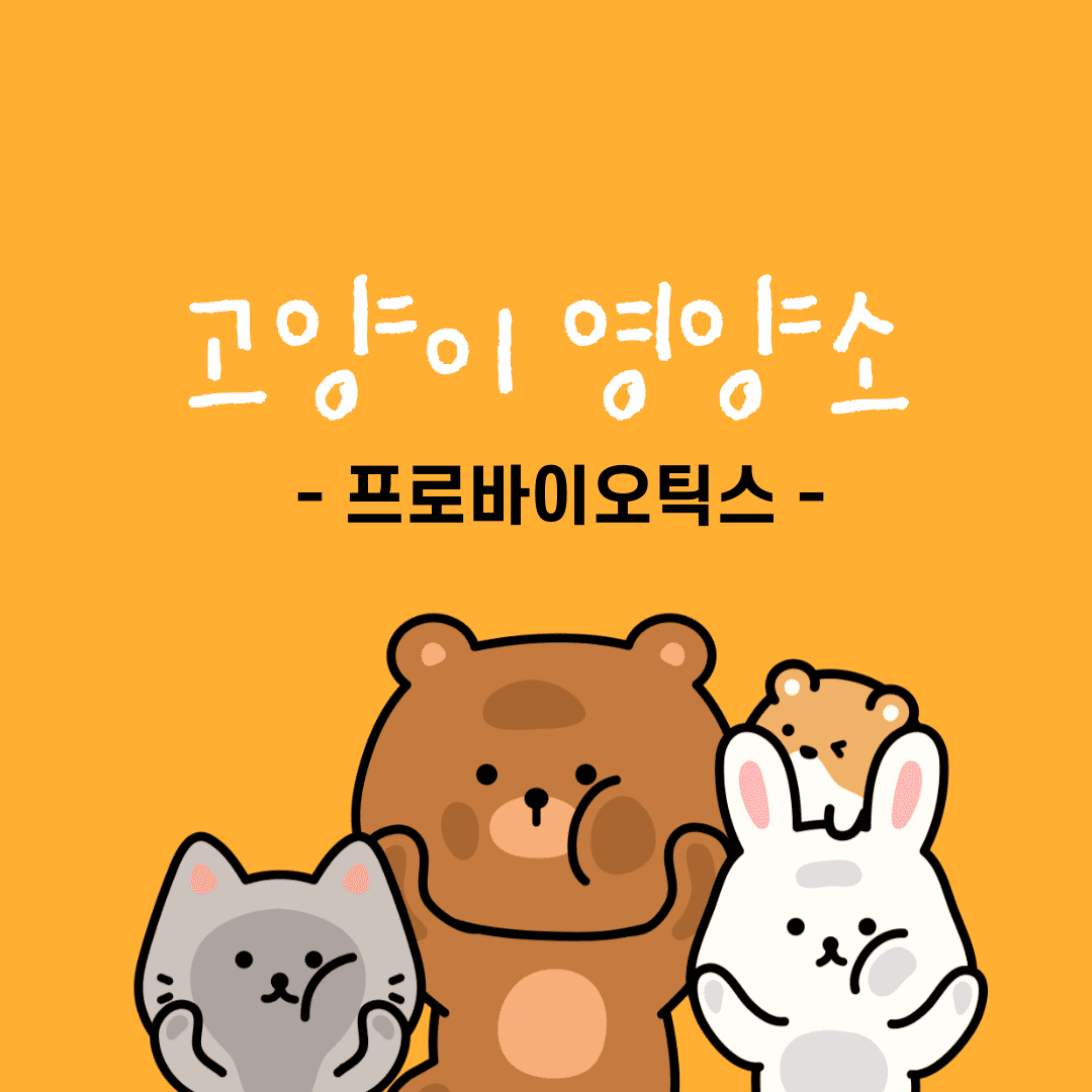 고양이 영양소 - 프로바이오틱스