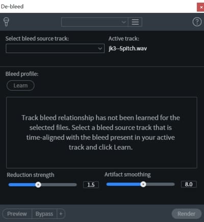 iZotope RX10의 De-bleed 사용 가이드