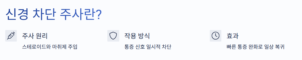 신경 차단 주사란? - 주사원ㄹ&amp;#44; 작용 방식&amp;#44; 효과
