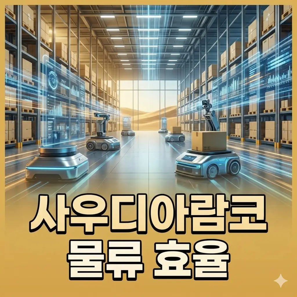 사우디아람코 물류 자동화 효율