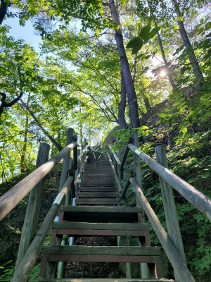 용화산 암벽