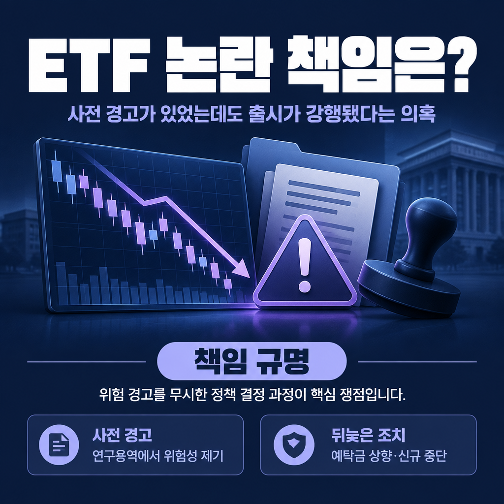 ETF 논란 책임은?