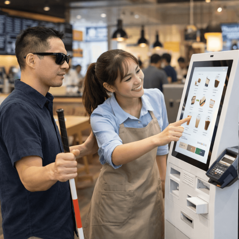 배리어프리 키오스크가 생겨도 장애인이 불편한 이유