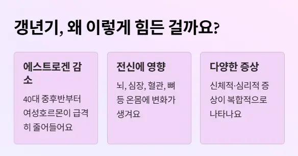 갱년기 증상
