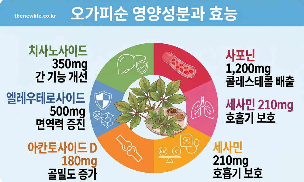 오가피순 효능 영양성분