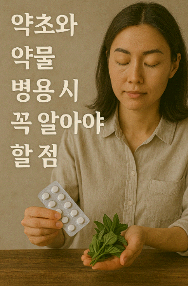 약초와 약물 병용 시 꼭 알아야 할 점