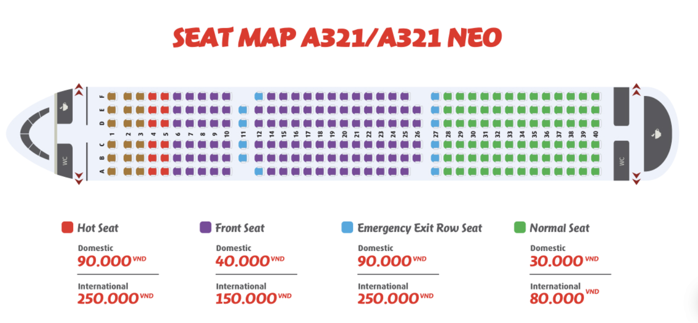 비엣젯-A321-좌석배치도