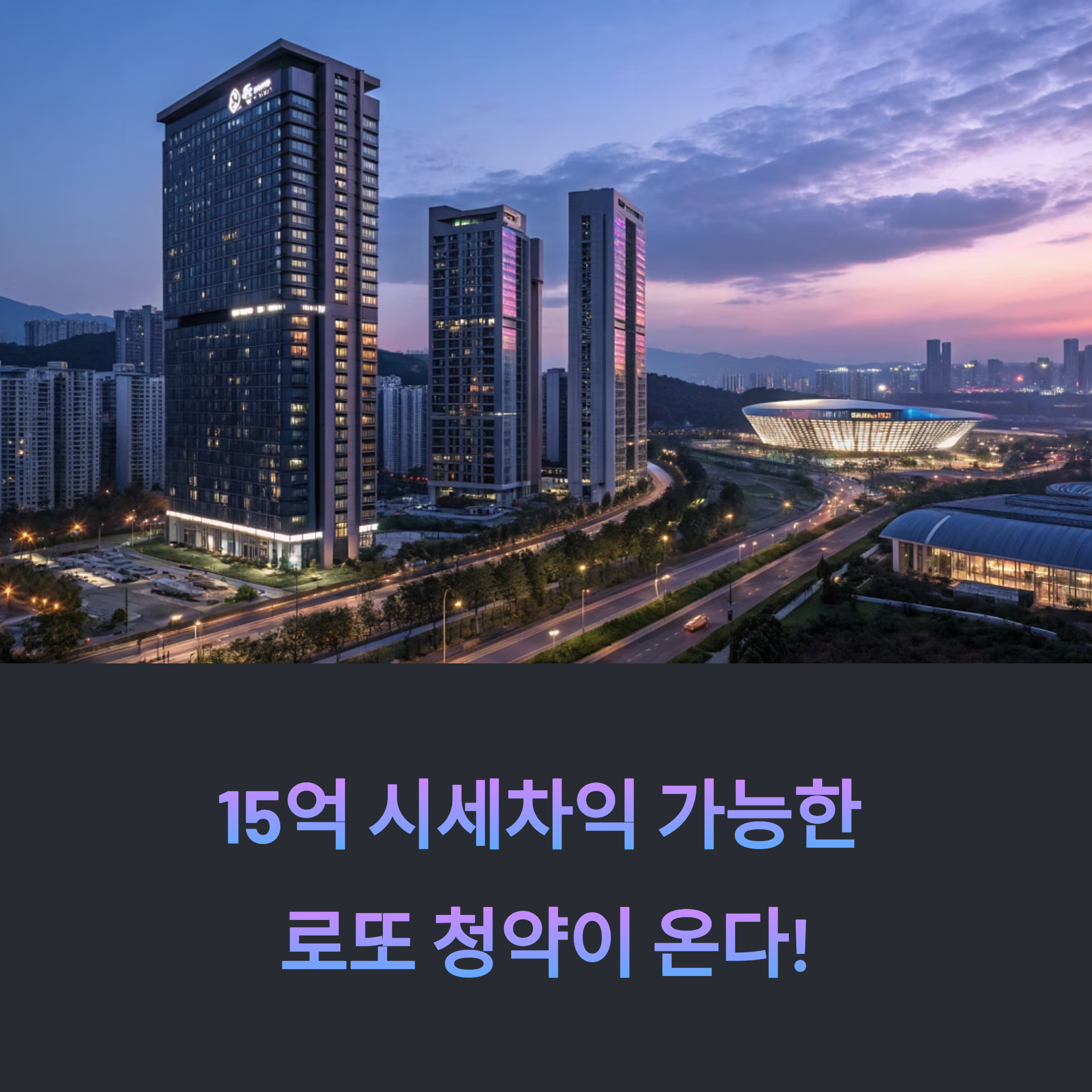 올림픽파크포레온 무순위 청약, 15억 시세차익 가능할까?