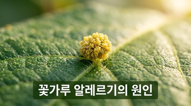 꽃가루 알레르기 원인 꽃가루 입자