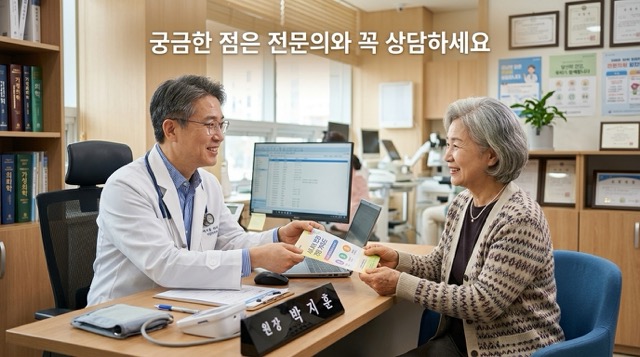 담도암 생존율 의사 상담 의료기관 방문 권고 이미지