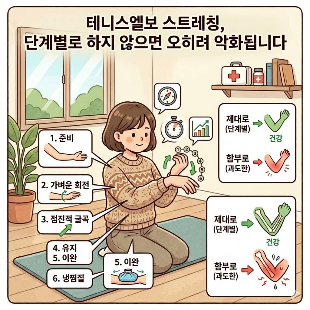 테니스엘보 스트레칭