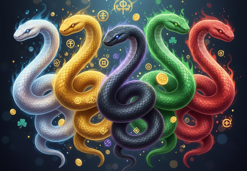 뱀이 집에 들어오는 꿈 해몽 - 엄청난 재물운이 찾아온다