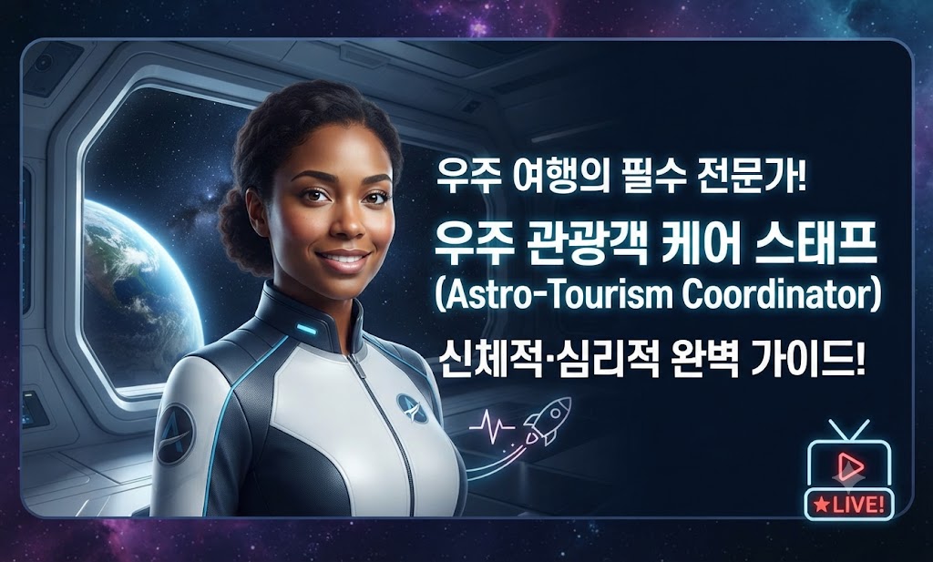 우주 관광객 케어 스태프