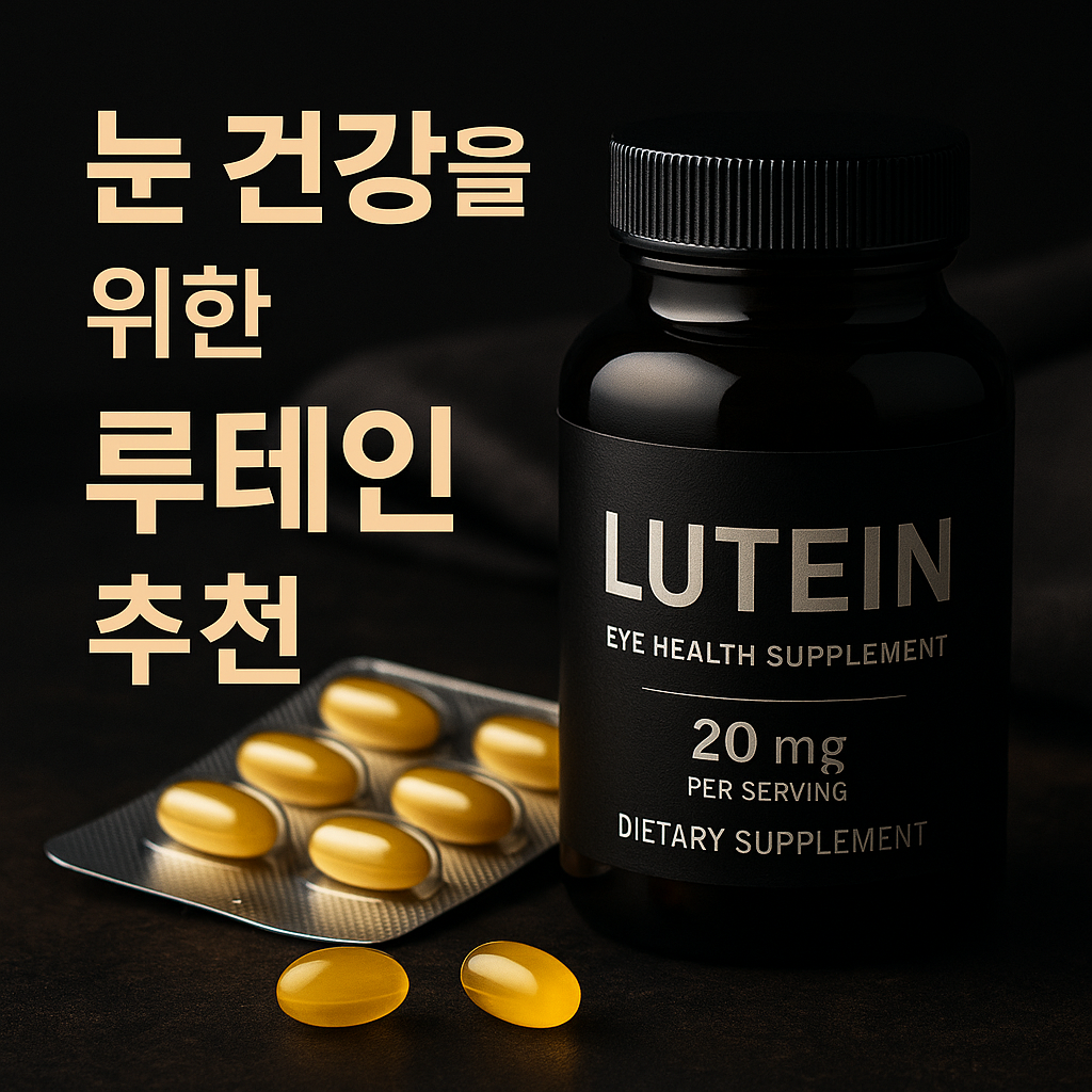 루테인 언제부터 먹어야 할까? 40대 눈 건강을 위한 시력 보호법